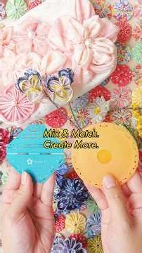 this is a sign to use your fabric scraps with our “QUICK” Yo-yo Maker & Kanzashi Flower Maker 🌷✨