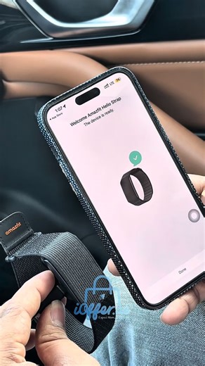 iOffer.ae | Unboxing the Amazfit Helio Strap – The fitness tracker that ISN'T a watch 💪⌚ This is genius. A standalone fitness band that syncs your... | Instagram