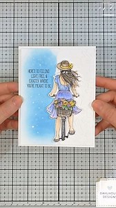 Check out this beautiful springtime design featuring Savannah Girl 💐 https://unitystamp.co/u0s | Unity Stamp Company