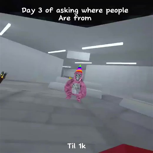 Asking people where they are from til 1k #day3 #journey #bonzibuddy #gorilla #gtag #gorillatag #1k #capcut #asking #bestdayofmylife #black #city #stone #usa #fyp #vr #tiktok