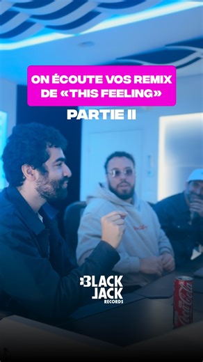 On écoute vos remix de « This Feeling » - épisode 2 @mercer @sellierdj et @deusexmaschine écoutent d’autres démos avec à chaque fois un feedback L’intégralité des retours en vidéo ainsi que le nom des gagnants bientôt dévoilés 💫 Problème technique au niveau du micro on s’en excuse 🙇‍♂️ #studio #dj #feedback #episode #concours #blackjackrecords #disco #frenchtouch #mercer | Blackjack Records