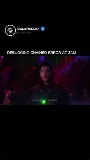 CODERSCULT on Instagram: "Debugging chained errors at 3AM . 𝗙𝗢𝗟𝗟𝗢𝗪 @coderscult 𝗙𝗢𝗥 𝗠𝗢𝗥𝗘 . Credit :@developertimeline #Computer #pythonprogramming #coders #datascience #codingbootcamp #web #engineering #developers #programmerlife #coderlife #daysofcode #artificialintelligence #android #codingmemes #robotics #design #developerlife #ai #stem #webdev #learntocode #website #dev #codingforkids #frontend #reactjsbootcamp"