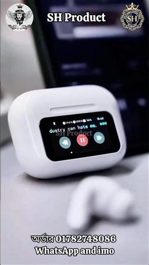 A9 Pro ANC Earbuds with Touch Screen Display SH Product