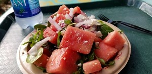 Flame Tree Barbeque's Watermelon Salad Review | Chip and Company