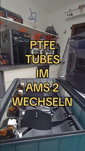 Replacing PTFE tubes in the AMS 2: It's so easy on the AMS 2, so much simpler than on the AMS 1.