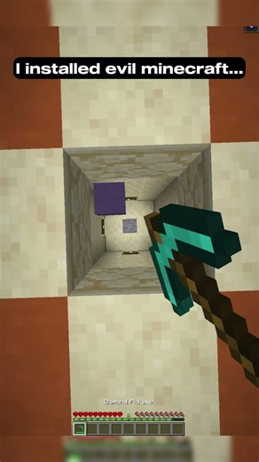 I installed EVIL Minecraft...💀 #minecraft #shorts #cursedminecraft