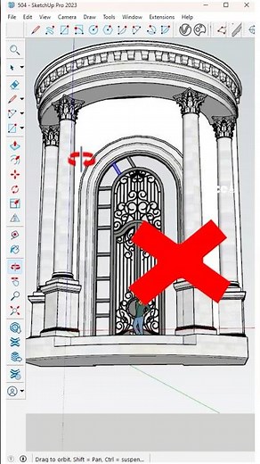 SketchUp tips ⚡️another usage of Copy Along Curve plugin in SketchUp. #sketchup #tutorial #art