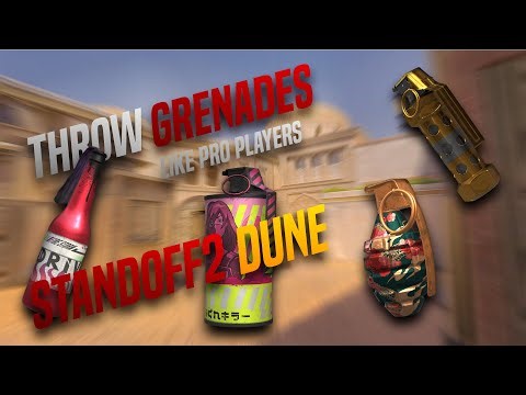How to throw Grenades on DUNE map |Standoff 2: Smoke & Molotov Hacks