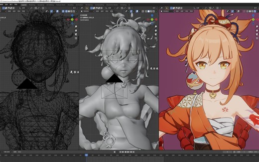 Blender仿原神渲染预设3.2发布 [同步更新材质转移插件]