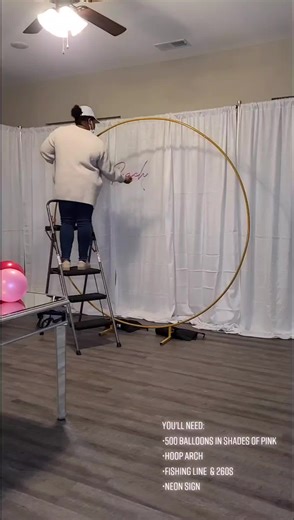 DIY Balloon Hoop Tutorial for Your Next Party