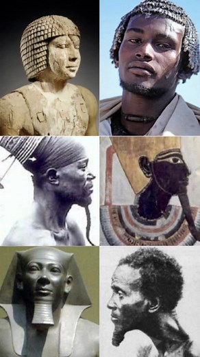 In modern history books, the people of Kemet are often labeled as Nubian, yet they were the pioneering pharaohs and inhabitants of ancient Egypt, laying the foundation for one of the world's greatest civilizations. Their contributions to science, art, and governance shaped the course of history, leaving an indelible mark on humanity's collective story. #BlackHistory #Roots #BHM #Kemet #AncientEgypt #Pharaohs 🙏🏾 For More Conscious, Black Empowerment Content and to Support the Growth of Our Comm