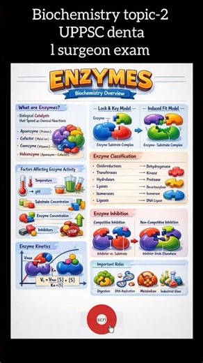 Enzymes – Complete Biochemistry Overview 🧬