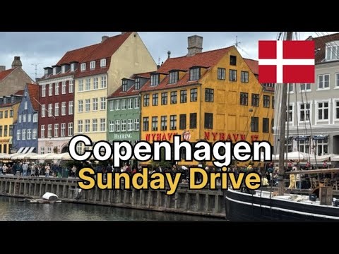 Copenhagen Sunday Drive Scenic view! #copenhagen #sightseeing #turist #denmark #vlog #drivingtour