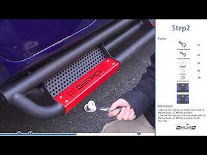 Installation | OEDRO #RunningBoards for 2018-2021 Jeep Wrangler JL Unlimited 4 Door