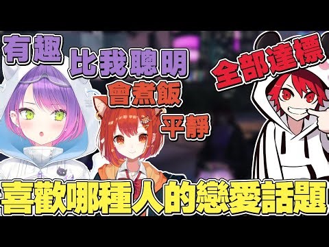 【熟肉】被問到喜歡哪種人的永遠大人和葡蒂，提到的類型全部符合的Rion【常闇トワ/Hololive】