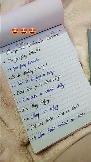 change into declarative sentence/ep3 grammar class #class5 #grammarlesson #everydaytips #ytshorts