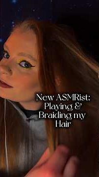 Braiding My Hair ASMR ✨ Soft Sounds & Gentle Hair Play