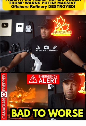 ⚡ALERT: OIL Tanker War EXPLODES! TRUMP WARNS PUTIN! MASSIVE Offshore Refinery DESTROYED! #alert #war #trump #putin #ww3