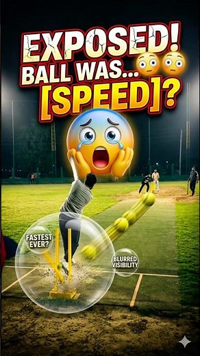 EXPLOSIVES 😱 Itni FAST Ball? Speed se Batsman Shocked ! 🔥🏏 #cricket #ytshorts #shorts