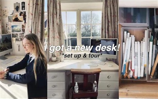 【Ruby Granger】新书桌布置 New Desk Set-Up and Tour!!