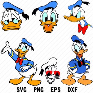 Cartoon Character SVG Bundle: Funny Clipart Cut Files (digital Download) - Etsy