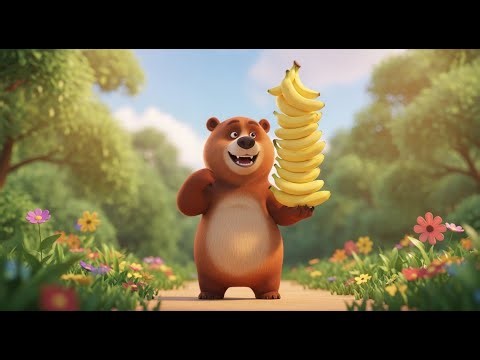 Der Bär, der Bananen balancierte | Kinderreime und Lernlieder Sammlung