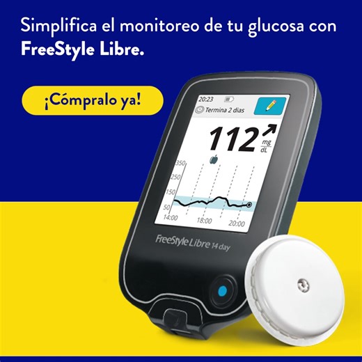  Con el sensor FreeStyle Libre empieza hoy a cuidar lo más...