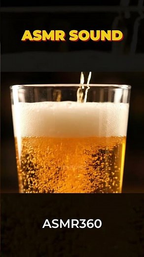 Beer Pour ASMR | Relaxing Foam and Bubbling Sounds #shorts