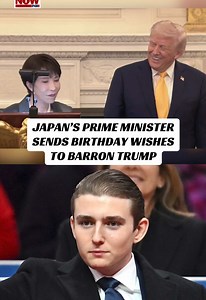 Japanese PM Wishes Barron Trump Happy Birthday