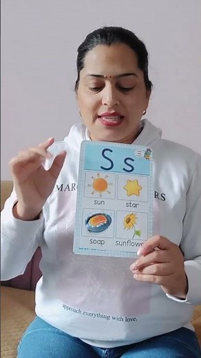 Learn Letter S with Words | Phonics Sounds of S | Preschool English#shorts #learning