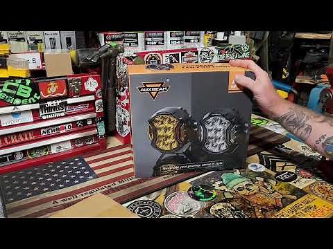 AUXBEAM V-ULTRA 5 Inch LED Amber DRIVING LIGHTS