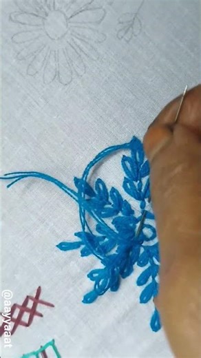 Blue Thread Magic ✨ Hand Embroidery