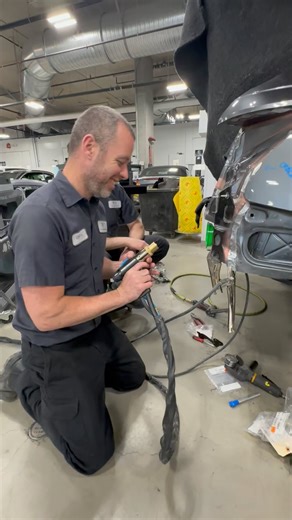 718K views · 5.2K reactions | VW - Audi are terrible for new panels without the studs for brackets / heat shields but now with this machine it makes life way easier. • #carbon #tools #toolsofthetrade #toolsinaction #toolsinstagram #tips #tricks #autobody #bodyshoplife #autobodytools #autobodyrepair #bodyshop#collision#collisionrepair #collisioncenter #bodyshop #panelbeater#tech #panelbeatersunited #luxurycarrepair #fyi #fyp | Luxury Car Repair | Facebook