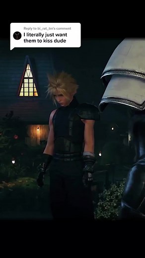 Sephiroth and Aerith Kissing - Final Fantasy 7 Romance