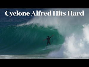 Cyclone Alfred Hits Hard - Kirra Point - Monday 3 March 2025