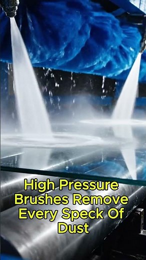 How Mirrors Are Actually Made #shorts #shortvideo #glass #mirror #manufacturing