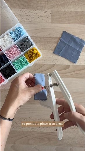 Tuto DIY : poser un bouton pression 🌟