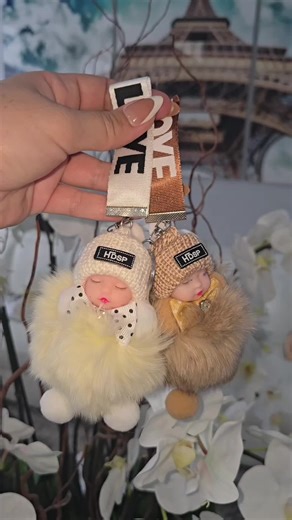 2 Pack Handmade Soft Doll Keychain #keychain #keychains #TikTokShopCyberMonday #TikTokShopBlackFriday