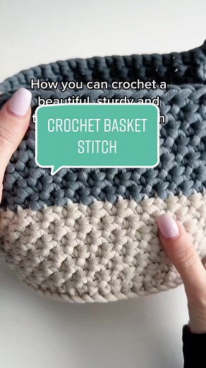 Two-Toned Crochet Nesting Baskets Pattern | MJ's Off The Hook Designs