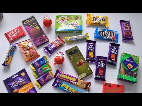 100 of chocolates, surprise toys, chocolate opening video, lots of chocolates,Cadbury celebration