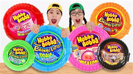 46K views · 834 reactions | 도나와 친구의 풍선껌 챌린지! 후바부바 속에는 뭐가 들어있을까요? DONA and friend bubble gum challenge! What's in the hubba bubba? 재미있고 맛있게 보세요! Thanks for watching! | DONA 도나 Fanpage | Facebook