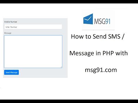 How to Send SMS / Message in PHP with MSG91