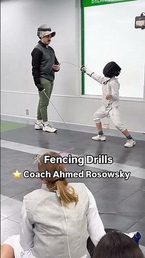 Coach Ahmed Rosowsky’s Fencing Drills 🤺