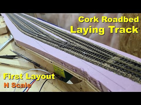 N Scale Layout Update 7 - Laying Track!