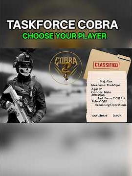 "Our Taskforce 💀🔥" - All Operators Bio And Player Selection Lobby Cosplay! #shorts #cod #callofduty