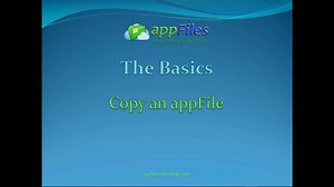 Copy an appFile