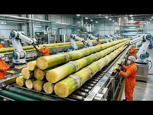 Inside a Modern Cane Sugar Factory: From Fresh Sugarcane to Pure Crystal Sugar (Full Process)