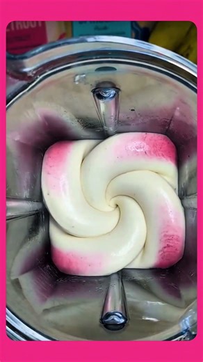 Adding powdered coloring while mixing the dough in a mixer.