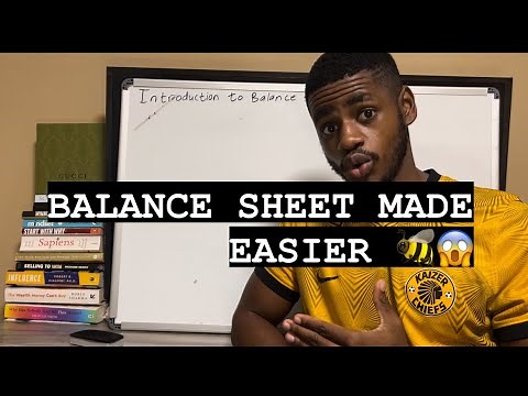 The Only Video You NEED TO Understand Balance sheet Basics. Lesson 1
