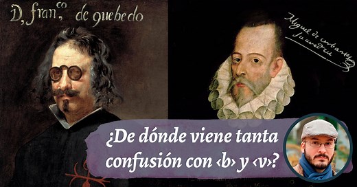 ¿Por qué B y V se pronuncian igual si se escriben diferente?